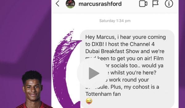 Marcus Rashford replies to Nimi’s message