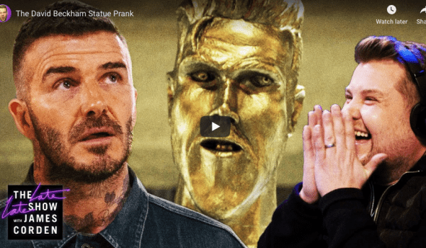 James Corden pranks David Beckham!