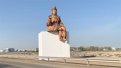 Why is this giant Buddha statue on SZR?