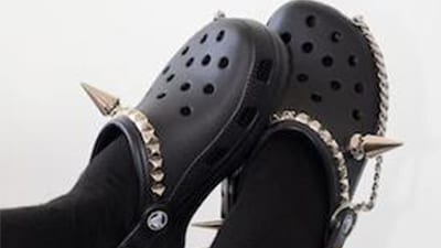 There is a new Goth Crocs in town