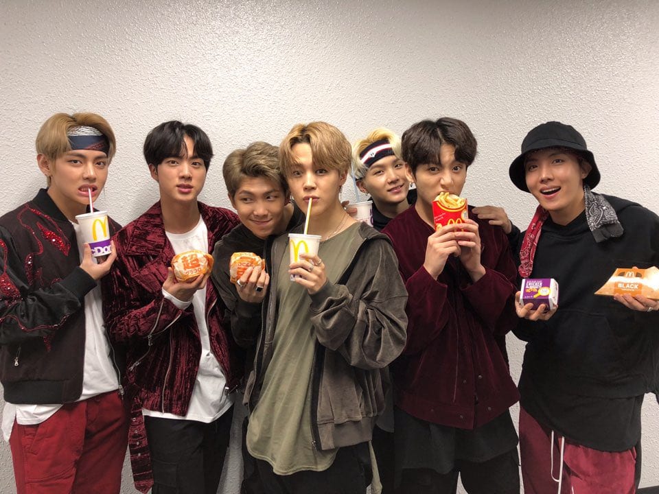 THE BTS MCDONALDS MEAL