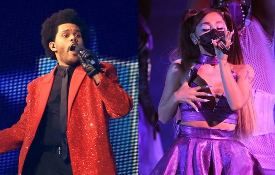 ARIANA GRANDE AND TEH WEEKND